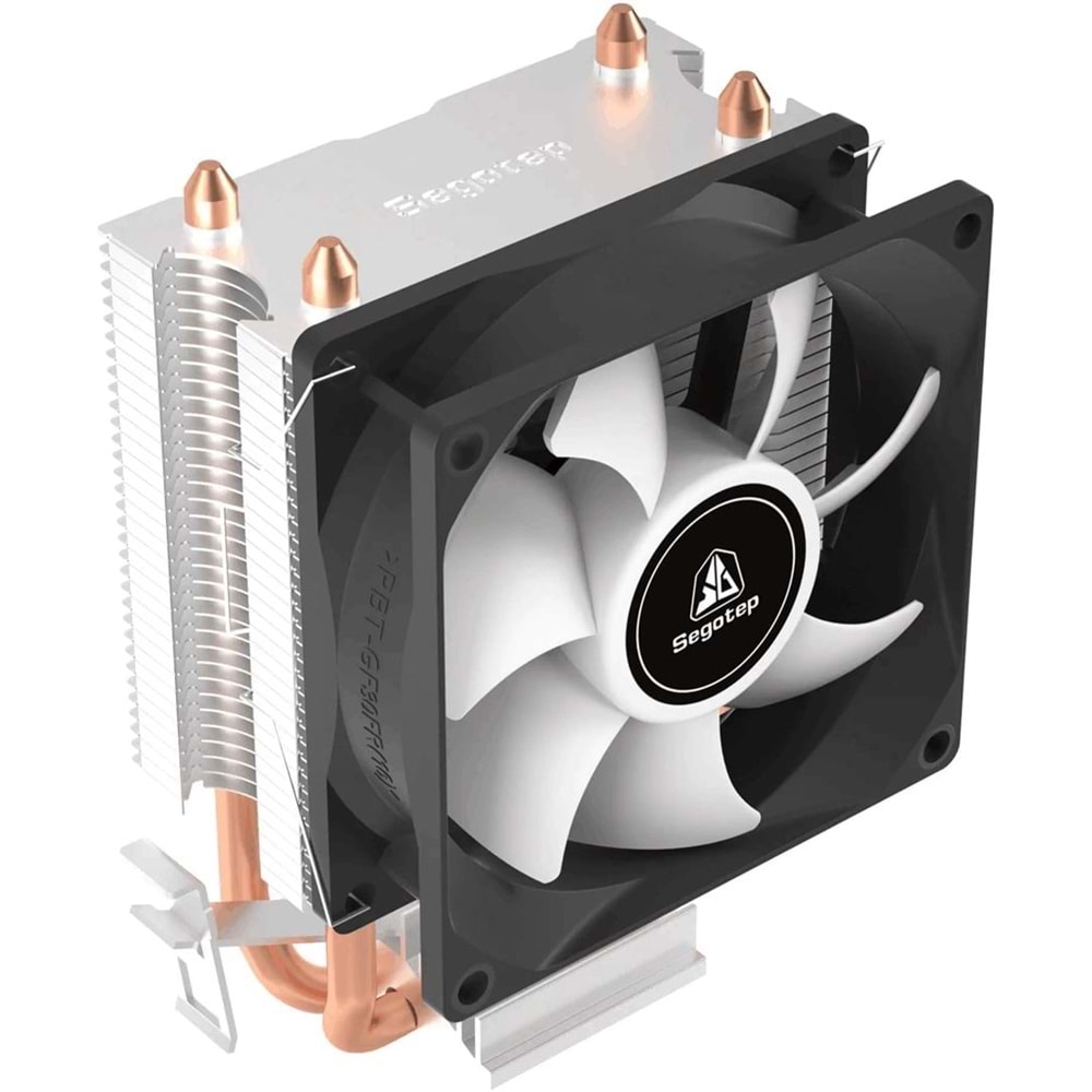 Segotep Wind Clear T2 80mm Intel 1700P AMD Uyumlu ARGB Işıklı Hava Soğutucu Fan