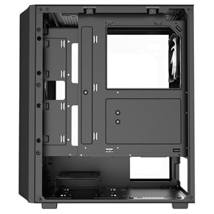 Rampage BETA MESH 650W 80 Plus Standart 4*12cm ARGB Fan Temperli Camlı Mid-T Siyah Oyuncu Kasası