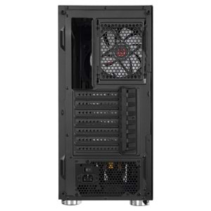 Rampage CARISMA MESH 650W 80+ 4*12cm Rainbow Temperli Camlı ATX Mid-T Gaming Oyuncu Kasası