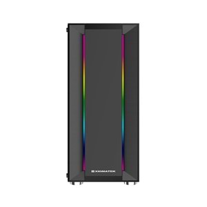Xigmatek EN49974 HELIOS 550W Temper Camlı 1*12cm Rainbow Led Şeritli Mid-T Gaming Oyuncu Kasası