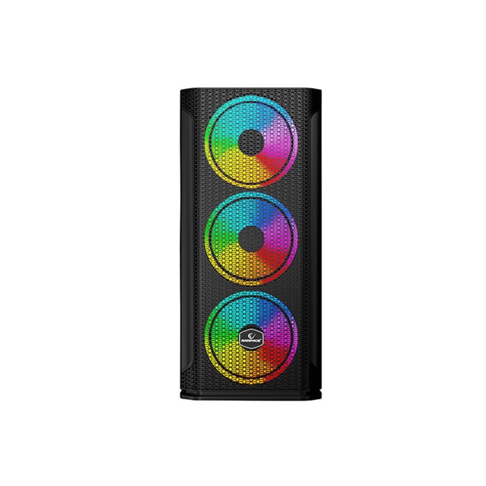 Rampage TRAPPER Temper Camlı 650Watt 80Plus Bronze Siyah 3*14cm + 1*12cm ARGB Fanlı Gaming Oyuncu Kasası