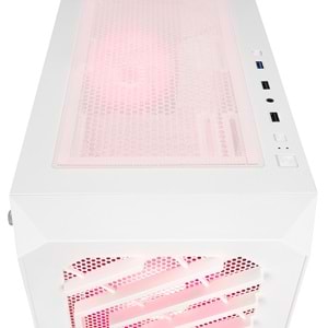 Rampage SPEAR 750W 80+ BRONZE Beyaz 4*RGB Auto Fan ATX Mid-T Gaming Oyuncu Kasası