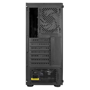 Rampage REDSKY RGB 4*12cm RGB Fan Temperli Camlı Mid-T Gaming Oyuncu Kasası