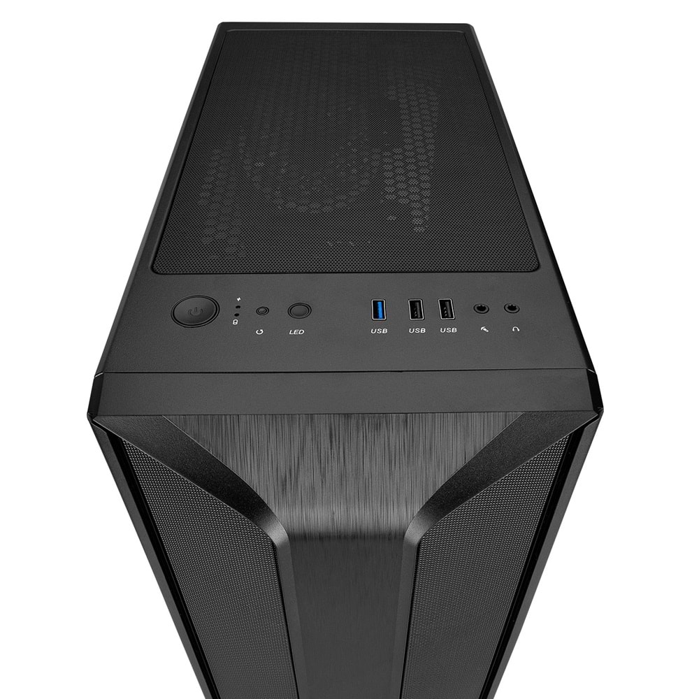 Rampage SAILOR Temperli Camlı Siyah 4*12cm Rainbow Fanlı ATX Mid-T Gaming Oyuncu Kasası