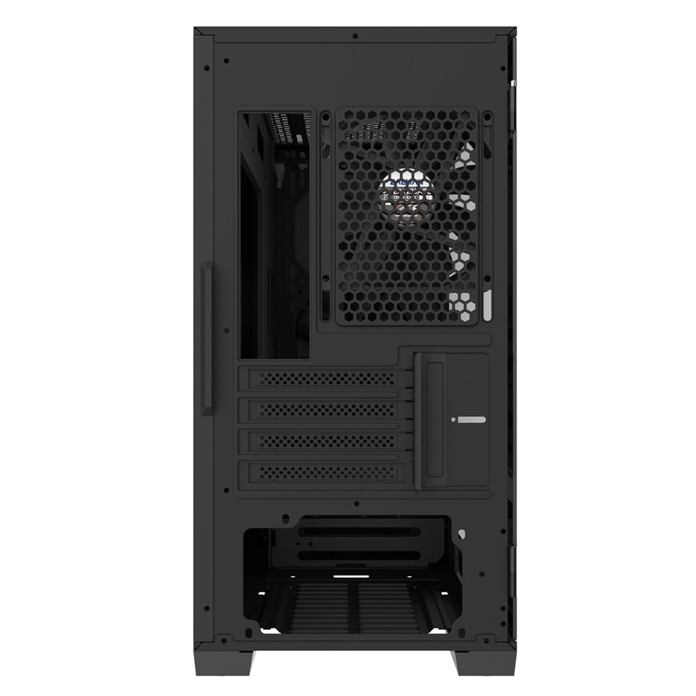 Zalman Z1 ICEBERG BLACK Siyah 3*12cm Fan Temperli Camlı Mini-T Gaming Oyuncu Kasası