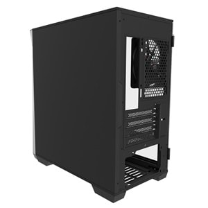 Zalman Z1 ICEBERG BLACK Siyah 3*12cm Fan Temperli Camlı Mini-T Gaming Oyuncu Kasası