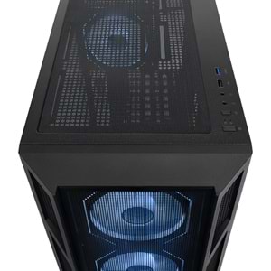 Rampage HUMBLE Mesh 650W 80 Plus Bronze Siyah Temperli Camlı 4x12cm RGB Fan ATX Mid-T Gaming Oyuncu Kasası