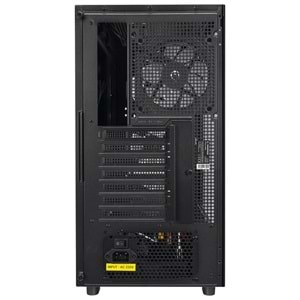 Rampage HUMBLE Mesh 650W 80 Plus Bronze Siyah Temperli Camlı 4x12cm RGB Fan ATX Mid-T Gaming Oyuncu Kasası