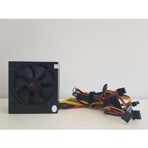 Rampage RMP-600-80P 600W V1 12cm Fan Siyah 80 Plus ( 80+ ) Bronze Sertifikalı Power Supply