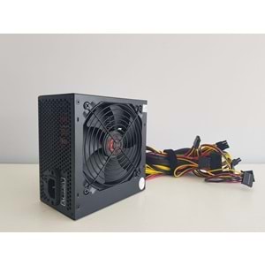 Rampage RMP-600-80P 600W V1 12cm Fan Siyah 80 Plus ( 80+ ) Bronze Sertifikalı Power Supply