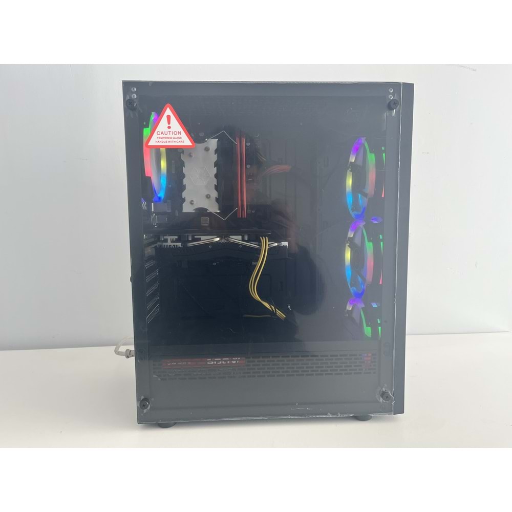 İ5-9400f İşlemci 24Gb Ddr4 Ram Rx580 8Gb GDDR5 512Gb Sata ssd 500Gb Hdd Gaming Rampage Kasa