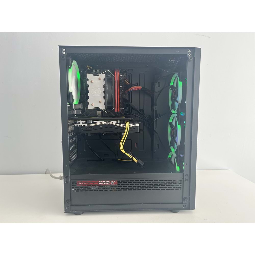 İ5-9400f İşlemci 24Gb Ddr4 Ram Rx580 8Gb GDDR5 512Gb Sata ssd 500Gb Hdd Gaming Rampage Kasa