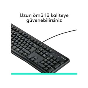 Logitech K120 Kablolu Q Klavye