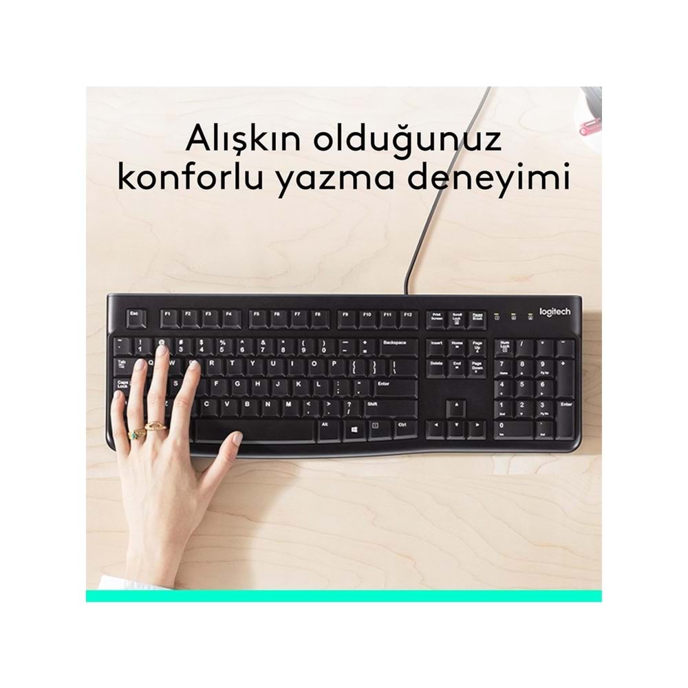 Logitech K120 Kablolu Q Klavye