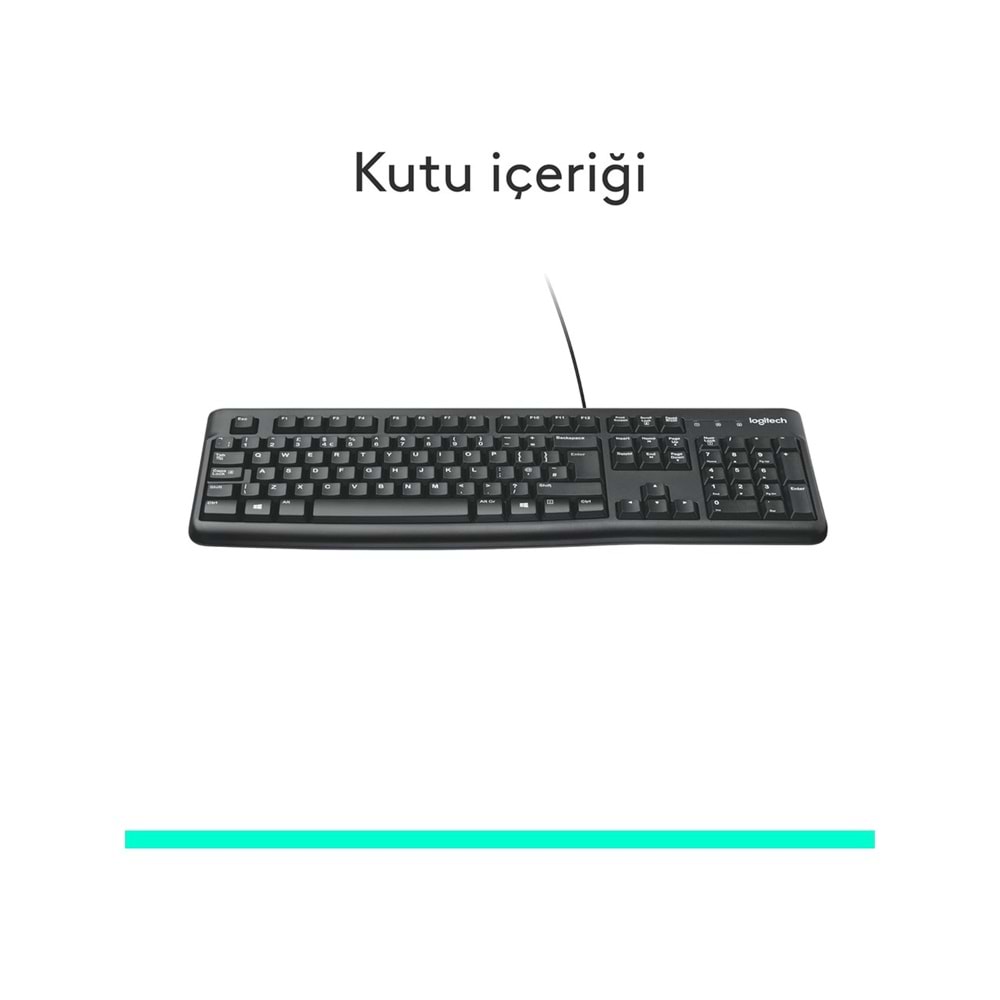 Logitech K120 Kablolu Q Klavye
