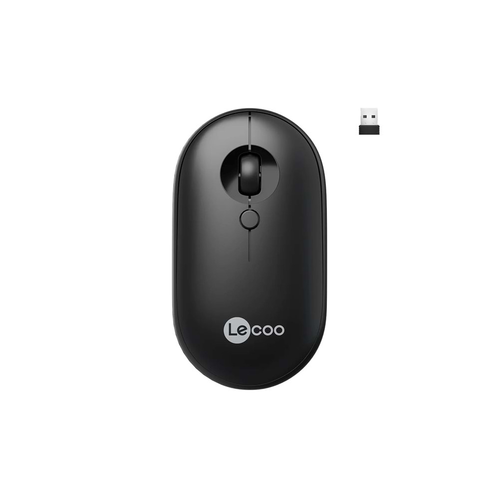 Lecoo WS212 Kablosuz 1600DPI 4 Tuşlu Optik Mouse Siyah