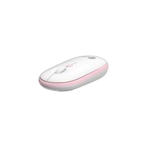 Lecoo WS212 Kablosuz 1600DPI 4 Tuşlu Optik Mouse Beyaz & Pembe