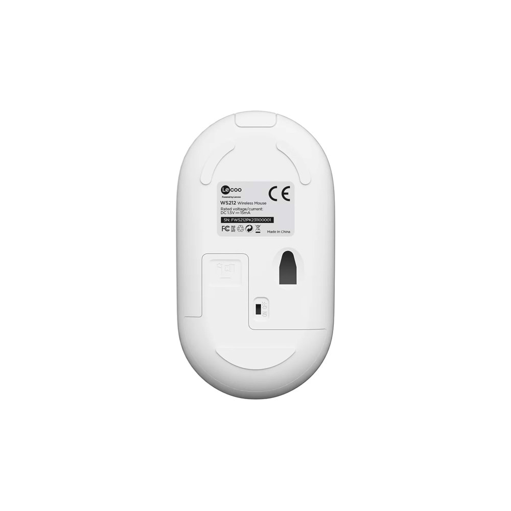 Lecoo WS212 Kablosuz 1600DPI 4 Tuşlu Optik Mouse Beyaz & Pembe