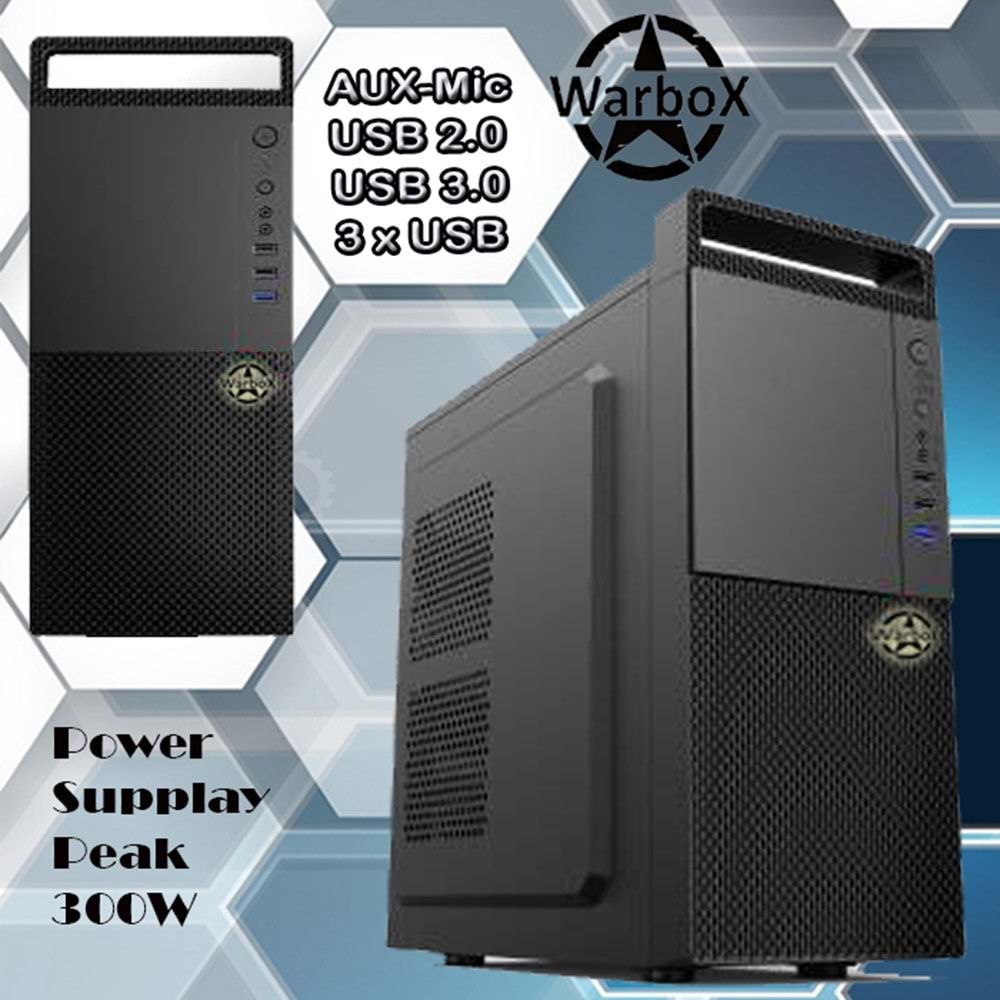 WarboX Uzuh Intel® Core-i3 3.50ghz 8gb Ram 240gb Ssd 250gb Hdd 19