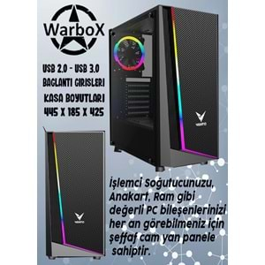 WarboX Tiger Xeon X5650 64gb Ram 512gb Ssd R7 240-4gb E.kartı 24