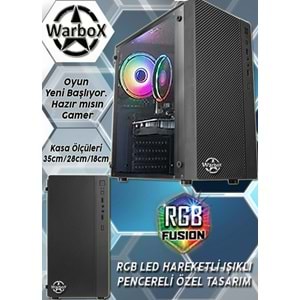Warbox Lol Pro İ5 2400 8gb Ram 256GB Ssd R7 240-4gb E.Kartı 19.5 HD Monitör